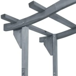 Pergola Avec Portail Gris 120x60x206 Cm Bois De Sapin Massif 11 Pergola Avec Portail Gris 120x60x206 Cm Bois De Sapin Massif -Mobilier De Jardin pergola avec portail gris 120x60x206 cm bois de sapin massif 8719883979465 1165602