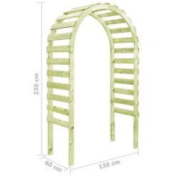 Pergola De Jardin 130x60x230 Cm Bois De Pin Imprégné -Mobilier De Jardin pergola de jardin 130x60x230 cm bois de pin impregne 3666722182591 1215616