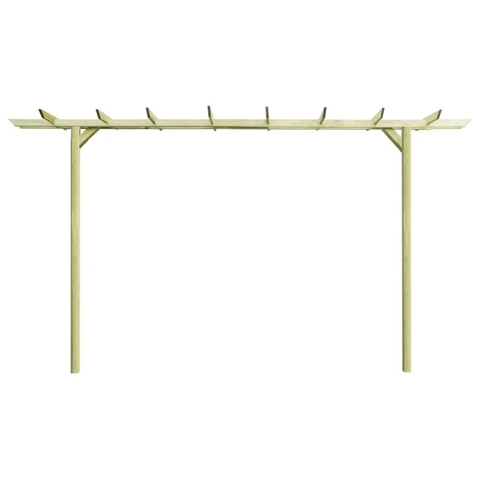 Pergola De Jardin 360 X 200 X 60 Cm Pin Imprégné 4 Pergola De Jardin 360 X 200 X 60 Cm Pin Imprégné – Image 2