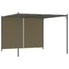 Pergola De Jardin Avec Auvent Rétractable 3x3 M Taupe 180 G/m² -Mobilier De Jardin pergola de jardin avec auvent retractable 3x3 m taupe 180 g m 3666722604604 1213538