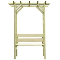 Pergola De Jardin Avec Banquette 150 X 50 X 200 Cm Pin Imprégné -Mobilier De Jardin pergola de jardin avec banquette 150 x 50 x 200 cm pin impregne 8718475557876 1361963