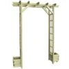 Pergola De Jardin Avec Jardinières 150x50x200 Cm Pin Imprégné -Mobilier De Jardin pergola de jardin avec jardinieres 150x50x200 cm pin impregne 8718475557883 1232768