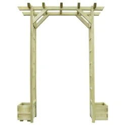 Pergola De Jardin Avec Jardinières 150x50x200 Cm Pin Imprégné -Mobilier De Jardin pergola de jardin avec jardinieres 150x50x200 cm pin impregne 8718475557883 1232769