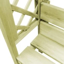 Pergola De Jardin Avec Toit Et Banc Bois De Pin Imprégné -Mobilier De Jardin pergola de jardin avec toit et banc bois de pin impregne 3666722180788 1217343