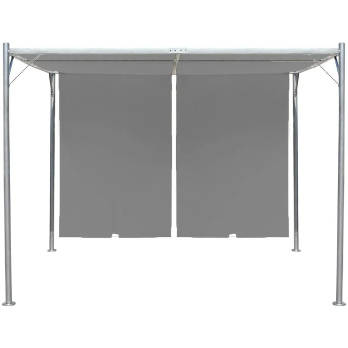 Pergola De Jardin Et Toit Rétractable 300x300x225 Cm Anthracite 6 Pergola De Jardin Et Toit Rétractable 300x300x225 Cm Anthracite – Image 4