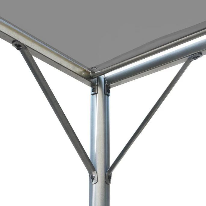Pergola De Jardin Et Toit Rétractable 300x300x225 Cm Anthracite 8 Pergola De Jardin Et Toit Rétractable 300x300x225 Cm Anthracite – Image 6