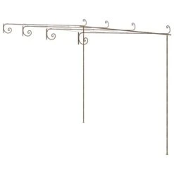 Pergola De Jardin Marron Antique 4x3x2,5 M Fer -Mobilier De Jardin pergola de jardin marron antique 4x3x2 5 m fer 3666722202565 1166588