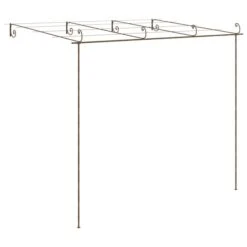 Pergola De Jardin Marron Antique 4x3x2,5 M Fer -Mobilier De Jardin pergola de jardin marron antique 4x3x2 5 m fer 3666722202565 1166590