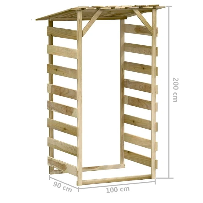 Pergolas Avec Toits 4 Pcs 100x90x200 Cm Bois De Pin Imprégné 10 Pergolas Avec Toits 4 Pcs 100x90x200 Cm Bois De Pin Imprégné – Image 8