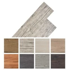 Planche De Plancher PVC 5,26 M² 2 Mm Couleur De Chêne Délavé -Mobilier De Jardin planche de plancher pvc 5 26 m 2 mm couleur de chene delave 3666722204002 1164529