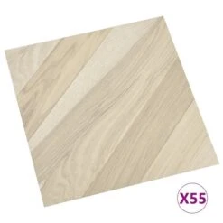Planches De Plancher Autoadhésives 55 Pcs PVC 5,11m² Beige Rayé -Mobilier De Jardin planches de plancher autoadhesives 55 pcs pvc 5 11m beige raye 8720286082812 1215961