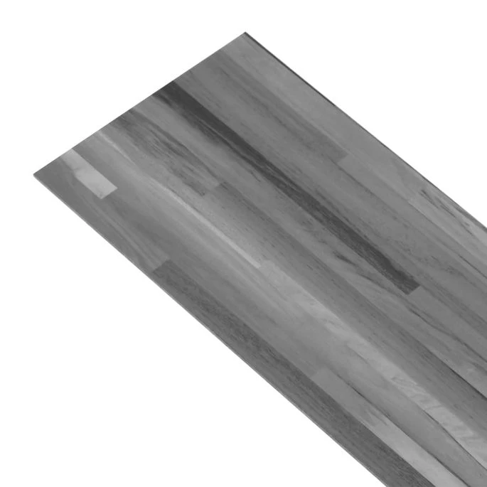 Planches De Plancher PVC 4,46 M² 3 Mm Autoadhésif Gris Rayé 9 Planches De Plancher PVC 4,46 M² 3 Mm Autoadhésif Gris Rayé – Image 7