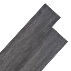 Planches De Plancher PVC 4,46 M² 3 Mm Noir