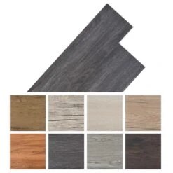 Planches De Plancher PVC 4,46 M² 3 Mm Noir -Mobilier De Jardin planches de plancher pvc 4 46 m 3 mm noir 3666722839785 1163691