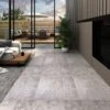 Planches De Plancher PVC 5,26 M² 2 Mm Gris Terre -Mobilier De Jardin planches de plancher pvc 5 26 m 2 mm gris terre 3666722204590 1163699