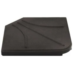 Plaque De Poids De Parasol 4 Pcs Noir Béton Carré 72 Kg -Mobilier De Jardin plaque de poids de parasol 4 pcs noir beton carre 72 kg 8719883586403 1276562