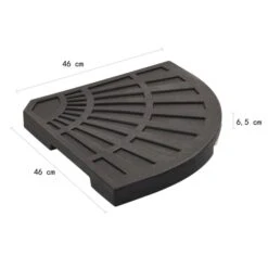 Plaque De Poids Pour Parasol 4 Pcs Noir Forme D'éventail 80 Kg -Mobilier De Jardin plaque de poids pour parasol 4 pcs noir forme d eventail 80 kg 8719883586427 1276569