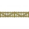 Portail De Clôture à Piquets 2 Pcs Bois Imprégné 300x60 Cm