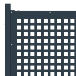 Portail De Clôture Anthracite 177x175 Cm Acier -Mobilier De Jardin portail de cloture anthracite 177x175 cm acier 3666722198677 1171274