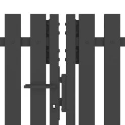 Portail De Clôture De Jardin Acier 4x2 M Anthracite -Mobilier De Jardin portail de cloture de jardin acier 4x2 m anthracite 3666722603867 1270397