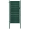 Portail De Clôture PVC Et Acier 100x204 Cm Vert -Mobilier De Jardin portail de cloture pvc et acier 100x204 cm vert 3666722204781 1163516