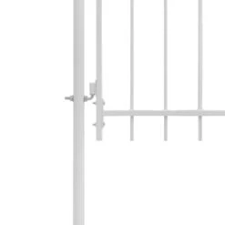 Portail De Jardin Acier 1 X 2 M Blanc -Mobilier De Jardin portail de jardin acier 1 x 2 m blanc 3666722205528 1162808