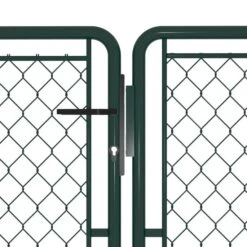 Portail De Jardin Acier 300 X 100 Cm Vert -Mobilier De Jardin portail de jardin acier 300 x 100 cm vert 8718475736899 1278948