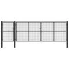 Portail De Jardin Acier 500 X 150 Cm Anthracite