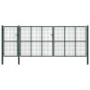Portail De Jardin Acier 500 X 175 Cm Vert