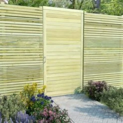 Portail De Jardin Bois De Pin Imprégné 200 X 100 Cm