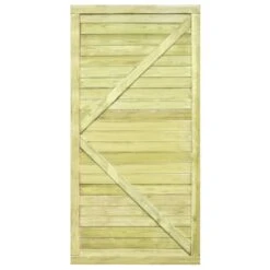Portail De Jardin Bois De Pin Imprégné 200 X 100 Cm -Mobilier De Jardin portail de jardin bois de pin impregne 200 x 100 cm 8718475710950 1405490