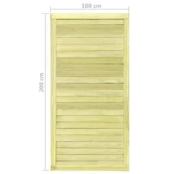Portail De Jardin Bois De Pin Imprégné 200 X 100 Cm -Mobilier De Jardin portail de jardin bois de pin impregne 200 x 100 cm 8718475710950 1405492
