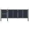 Portail De Jardin Métal 4x1,75 M Anthracite -Mobilier De Jardin portail de jardin metal 4x1 75 m anthracite 3666722604253 1169204
