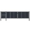 Portail De Jardin Métal 5x1,75 M Anthracite -Mobilier De Jardin portail de jardin metal 5x1 75 m anthracite 8718475738237 1163563