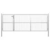 Portillon Acier 350 X 125 Cm Argenté -Mobilier De Jardin portillon acier 350 x 125 cm argente 8718475736226 1168448