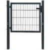 Portillon Acier Anthracite 105x150 Cm -Mobilier De Jardin portillon acier anthracite 105x150 cm 3666722201551 1167412