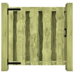 Portillon Bois De Pin Imprégné 100 X 100 Cm Vert