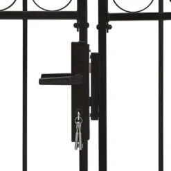 Portillon Double Porte Avec Dessus Arqué Acier 400x150 Cm Noir 10 Portillon Double Porte Avec Dessus Arqué Acier 400x150 Cm Noir -Mobilier De Jardin portillon double porte avec dessus arque acier 400x150 cm noir 3666722922142 1167738