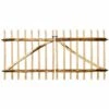Portillon Double Pour Clôture Bois De Noisetier 300 X 150 Cm -Mobilier De Jardin portillon double pour cloture bois de noisetier 300 x 150 cm 8718475575849 1162604