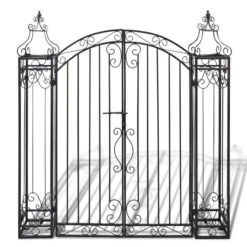 Portillon Ornemental De Jardin Fer Forgé 122 X 20,5 X 134 Cm -Mobilier De Jardin portillon ornemental de jardin fer forge 122 x 20 5 x 134 cm 3666722186674 1209748
