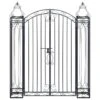 Portillon Ornemental De Jardin Fer Forgé 122x20,5x160 Cm -Mobilier De Jardin portillon ornemental de jardin fer forge 122x20 5x160 cm 3666722178648 1219409
