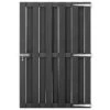 Portillon WPC 100x150 Cm Gris -Mobilier De Jardin portillon wpc 100x150 cm gris 3666722177368 1220708