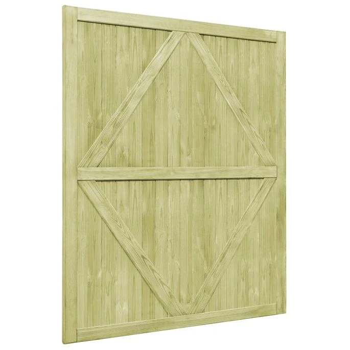Portillons De Jardin 2 Pcs Bois De Pin Imprégné 300x175 Cm 7 Portillons De Jardin 2 Pcs Bois De Pin Imprégné 300x175 Cm – Image 5