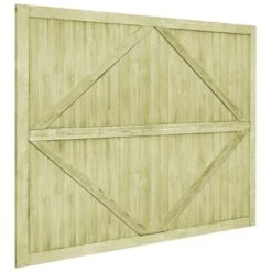 Portillons De Jardin 2 Pcs Bois De Pin Imprégné 400x150 Cm -Mobilier De Jardin portillons de jardin 2 pcs bois de pin impregne 400x150 cm 8718475711056 1303200