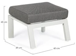 Pouf De Jardin Carré Aluminium Blanc Et Gris Keman L 60 Cm 15 Pouf De Jardin Carré Aluminium Blanc Et Gris Keman L 60 Cm -Mobilier De Jardin pouf de jardin carre aluminium blanc et gris keman l 60 cm 3666722592307 1391468