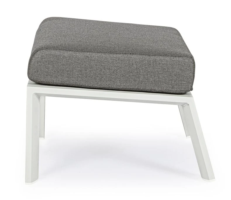 Pouf De Jardin Carré Aluminium Blanc Et Gris Keman L 60 Cm 13 Pouf De Jardin Carré Aluminium Blanc Et Gris Keman L 60 Cm – Image 11
