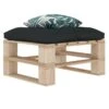 Pouf De Jardin Coussin Mutlicolore Et Pin Massif Clair Farsa -Mobilier De Jardin pouf de jardin coussin mutlicolore et palette pin massif clair 8719883900759 400692