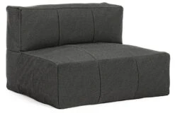 Pouf De Jardin En Aluminium Anthracite Sady