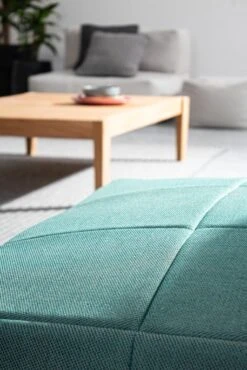 Pouf De Jardin En Aluminium Vert D'eau Sady -Mobilier De Jardin pouf de jardin en aluminium vert d eau sady 3666722592314 1391653