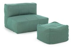 Pouf De Jardin En Aluminium Vert D'eau Sady -Mobilier De Jardin pouf de jardin en aluminium vert d eau sady 3666722592314 1391657